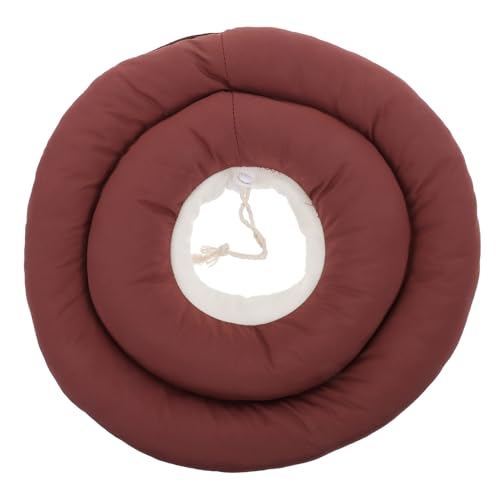 ifundom Wasserdichtes Verstellbares Genesungshalsband für Weicher Schutzkragen nach Operationen Bequemes Anti leck Geeignet für Heilung und Wundschutz Weinrot von ifundom