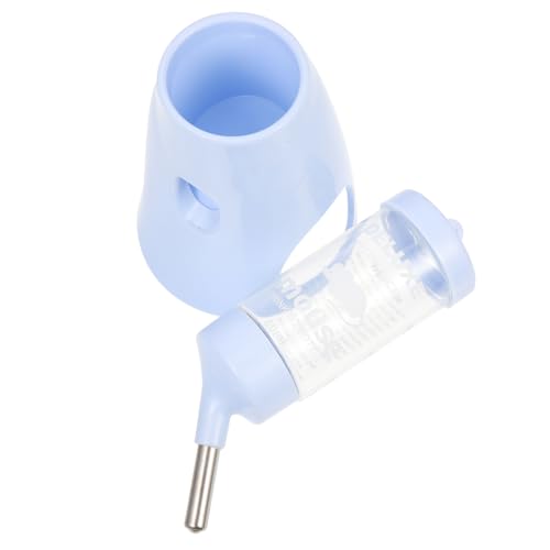 ifundom Wasserflasche Für Hamster Hamsterwasser Spender Trinkflasche Mit Saugnapf Für Hamster Nagetier Hamster Wasserflasche Chinchilla-wasserflasche Futterautomat Für Hamster Pp Sky-Blue von ifundom