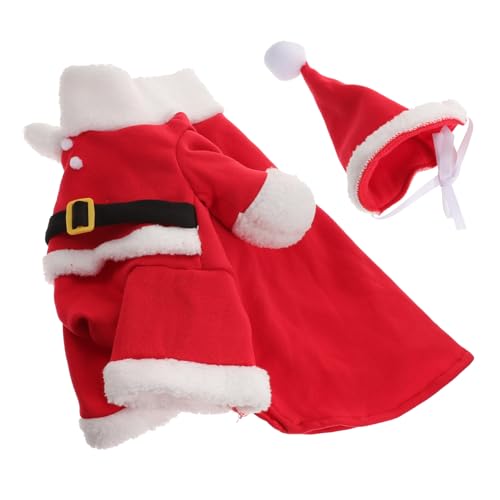 ifundom Weihnachtlicher Haustier Wintermantel Hundemantel Warmes Kostüm für Kleine Hunde Festliche Party Kleidung für Hunde und Katzen XL ifundom Weihnachtlicher Haustier Wintermantel Hundemantel Warmes Kostüm für Kleine Hunde Festliche Party Kleidung für Hunde und Katzen XL von ifundom