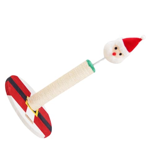 ifundom Weihnachtskatzenkratzbaum Kätzchenkralle Kratzstange Natürliches Sisalseil Kratzbaum Weihnachtsmann Teaserstangen Katzentraining Interaktives Spielzeug Für Heimtierbedarf ifundom Weihnachtskatzenkratzbaum Kätzchenkralle Kratzstange Natürliches Sisalseil Kratzbaum Weihnachtsmann Teaserstangen Katzentraining Interaktives Spielzeug Für Heimtierbedarf von ifundom