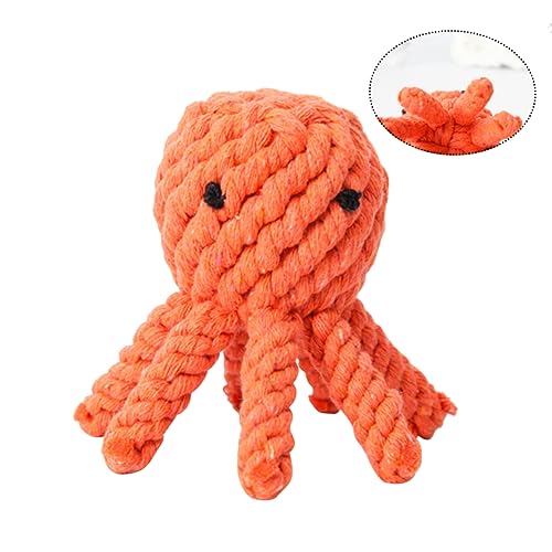 ifundom Zahnreinigungsspielzeug Hündchenspielzeug Hunde lustig Baumwolle Zahnen Krake Haustierplüschspielzeug -Oktopus Mädchen Welpenspielzeug Katzenspielzeug Pet Octopus - Orange ifundom Zahnreinigungsspielzeug Hündchenspielzeug Hunde lustig Baumwolle Zahnen Krake Haustierplüschspielzeug -Oktopus Mädchen Welpenspielzeug Katzenspielzeug Pet Octopus - Orange von ifundom
