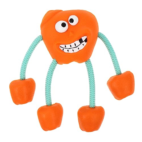 ifundom Zahnseilekugelspielzeug Welpe Zahnen anregend Hund kauen zäh Ball Haustier -Kau -Spielzeugpapler Kaut Spielzeugpuppy Kauspielzeug für Haustiere Gummi Orange ifundom Zahnseilekugelspielzeug Welpe Zahnen anregend Hund kauen zäh Ball Haustier -Kau -Spielzeugpapler Kaut Spielzeugpuppy Kauspielzeug für Haustiere Gummi Orange von ifundom