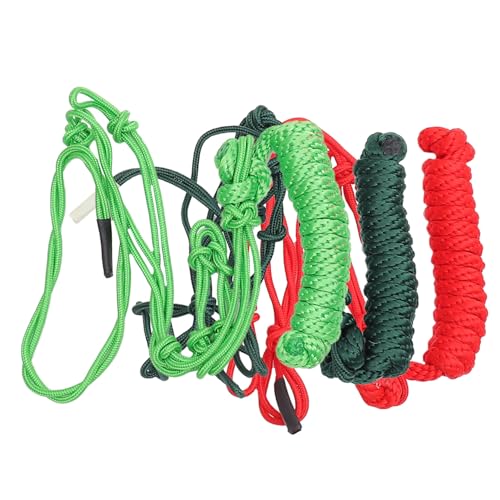 ifundom Zaum Pferd Geflochtenes Seilhalfter Strickhalfter Reitzubehör Reitausrüstung Stoff Zufällige Farbe von ifundom