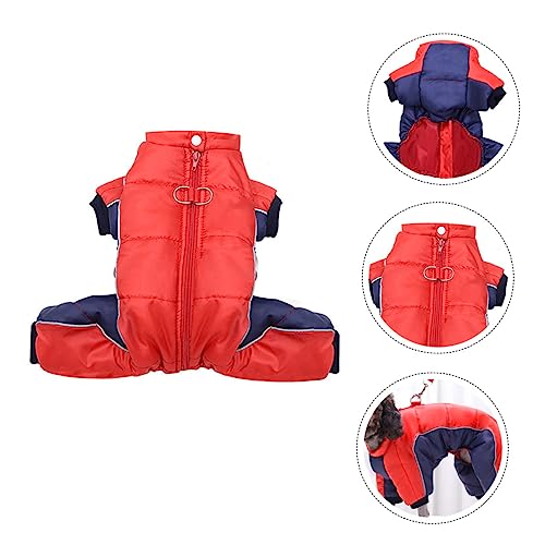 ifundom wasserdichte Winterjacke für Hunde mit Reflektierendem Streifen Warm Gefüttert Atmungsaktiv für Kleine bis Große Haustiere Bequemer Schutz bei Kaltem für Herbst und Winter ifundom wasserdichte Winterjacke für Hunde mit Reflektierendem Streifen Warm Gefüttert Atmungsaktiv für Kleine bis Große Haustiere Bequemer Schutz bei Kaltem für Herbst und Winter von ifundom