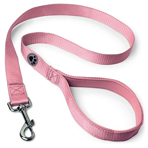 igadgitz home U7157 Führleine Hund, Hundeleine Gepolstert Griff -Rosa -100cm (1m) von igadgitz home