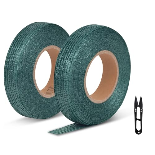 iguTrail 2 Stück Baumbefestigung Bindeband 3cmx50m Rolle Baumbinder Pflanzenband Polyethylen Baumschnur Pflanzenbinder für Garten Zum Fixieren Und Binden Von Bäumen (3cmx50m) von iguTrail