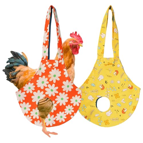Hühnerträger 2pcs niedliche Druckhuhn -Schlinge mit Griff und Löcher wasserdichtes Fang -Handbeutel für Hen Rooster Entengäste Geldbörse Hühnerträger 2pcs niedliche Druckhuhn -Schlinge mit Griff und Löcher wasserdichtes Fang -Handbeutel für Hen Rooster Entengäste Geldbörse von imFreienawn