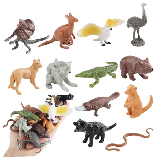 imFreienawn 12pcs Tierfiguren für Kleinkinder, realistische kognitive Tierspielzeug, Simulation australische Figuren, Desktop -Dekoration Bildungsspielzeug für Kinder Jungen Geschenke Spielzeug imFreienawn 12pcs Tierfiguren für Kleinkinder, realistische kognitive Tierspielzeug, Simulation australische Figuren, Desktop -Dekoration Bildungsspielzeug für Kinder Jungen Geschenke Spielzeug von imFreienawn