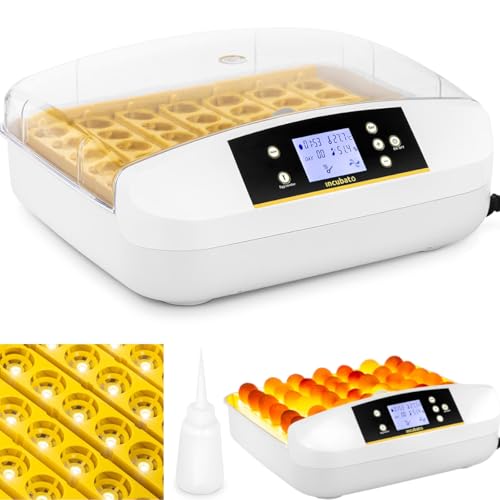 incubato IN-32DDI Brutapparat für 42 Eier Inkubator integrierte Schierlampe vollautomatisch LCD Anzeige Brutautomat Brutkasten Brüter incubato IN-32DDI Brutapparat für 42 Eier Inkubator integrierte Schierlampe vollautomatisch LCD Anzeige Brutautomat Brutkasten Brüter von incubato