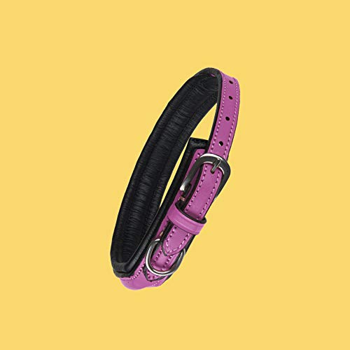 indira Hundehalsband pro (41 cm / 16", Pink 02) von indira