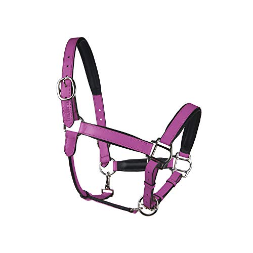indira Lederhalfter pro (Cob - Kleinpferd, Pink 02) von indira