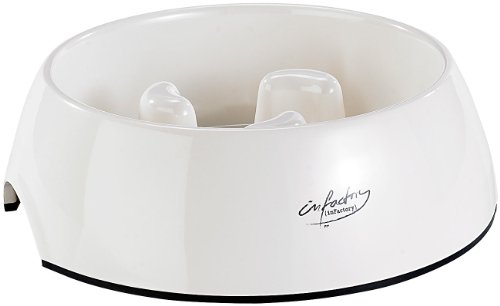 infactory Hundenapf: Großer Anti-Schling-Napf für Hunde und Katzen, 1.200 ml Volumen (Antischlingnapf Hund, Futterschüssel, Schüssel) von infactory