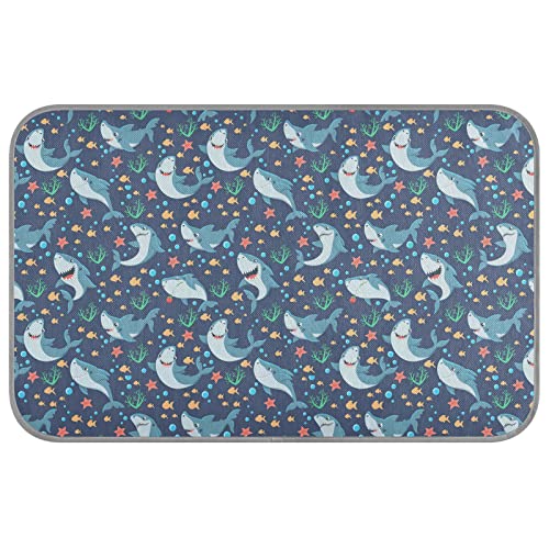 Sharks Fish Kühlmatte für Hunde Katzen Isomatte Eisseide Hundebett Pad Tragbar & Waschbar Kühlkissen Faltbare Kühlmatte für Strand Rasen Autositzbett Sharks Fish Kühlmatte für Hunde Katzen Isomatte Eisseide Hundebett Pad Tragbar & Waschbar Kühlkissen Faltbare Kühlmatte für Strand Rasen Autositzbett von innewgogo