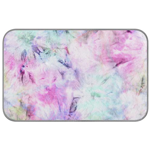 Tie Dye Kühlmatte für Hunde Katzen Schlafmatte Eisseide Hundebett Pad Tragbar & Waschbar Kühlkissen Faltbare Eisdecke für Bett Rasen Strand Zwinger von innewgogo