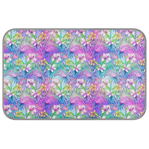 Topische Blumen Flamingo Kühlmatte für Hunde Katzen Isomatte Eisseide Hundebett Pad Tragbar & Waschbar Kühlkissen Faltbare Isomatte für Boden Rasen Autositz Sofa Topische Blumen Flamingo Kühlmatte für Hunde Katzen Isomatte Eisseide Hundebett Pad Tragbar & Waschbar Kühlkissen Faltbare Isomatte für Boden Rasen Autositz Sofa von innewgogo