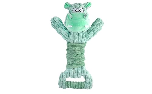 inoto Gefülltes Hunde-Beißspielzeug, PP-Baumwolle, Maiswolle, Nilpferd-Hunde-Kauspielzeug, aufregende Spielzeit, waschbares Hunde-Kauspielzeug, quietschendes Plüsch-Hunde-Kauspielzeug für inoto Gefülltes Hunde-Beißspielzeug, PP-Baumwolle, Maiswolle, Nilpferd-Hunde-Kauspielzeug, aufregende Spielzeit, waschbares Hunde-Kauspielzeug, quietschendes Plüsch-Hunde-Kauspielzeug für von inoto