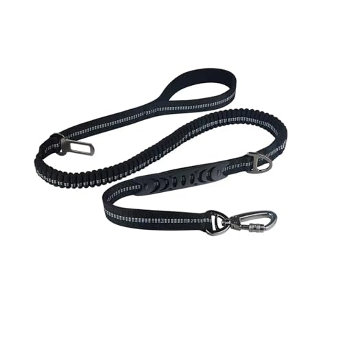 ioutrssli Hundeleine Mittelgroße Hunde(1.7m Länge), Hundeleine Verstellbar Reflektierend mit Auto Sicherheitsgurt Schnalle Metallhaken und Komfortabler Gepolsterter Griff (Schwarz) ioutrssli Hundeleine Mittelgroße Hunde(1.7m Länge), Hundeleine Verstellbar Reflektierend mit Auto Sicherheitsgurt Schnalle Metallhaken und Komfortabler Gepolsterter Griff (Schwarz) von ioutrssli