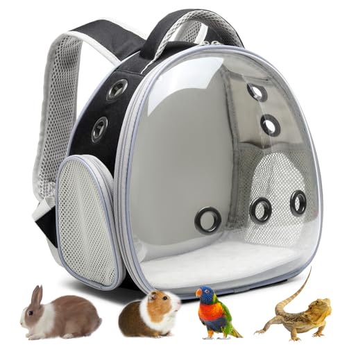 Ioview Tragbarer Reise-Rucksack für Haustiere, Hamstertasche, Meerschweinchen, Vogel, kleine Hunde, Katzen, Schildkröte, Kaninchenkäfig, Eichhörnchen, Bartdrache, atmungsaktive Hängetasche, Schwarz Ioview Tragbarer Reise-Rucksack für Haustiere, Hamstertasche, Meerschweinchen, Vogel, kleine Hunde, Katzen, Schildkröte, Kaninchenkäfig, Eichhörnchen, Bartdrache, atmungsaktive Hängetasche, Schwarz von ioview