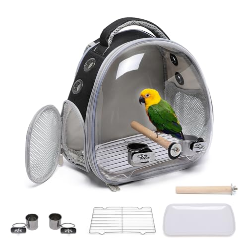 Ioview Tragbarer Reise-Rucksack für Haustiere, Hamstertasche, Meerschweinchen, Vogel, kleine Hunde, Katzen, Schildkröte, Kaninchenkäfig, Eichhörnchen, Bartdrache, atmungsaktive Hängetasche (Zubehör + Ioview Tragbarer Reise-Rucksack für Haustiere, Hamstertasche, Meerschweinchen, Vogel, kleine Hunde, Katzen, Schildkröte, Kaninchenkäfig, Eichhörnchen, Bartdrache, atmungsaktive Hängetasche (Zubehör + von ioview