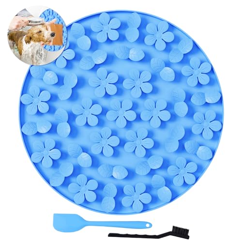 Extra Groß 43x43cm Schleckmatte Hund Katze Kommt mit Starkem Saugnapf,Leckmatte Hund zur Angst-Reduktion Hundebaden Trainieren, Fellpflege Extra Groß 43x43cm Schleckmatte Hund Katze Kommt mit Starkem Saugnapf,Leckmatte Hund zur Angst-Reduktion Hundebaden Trainieren, Fellpflege von ipetstation