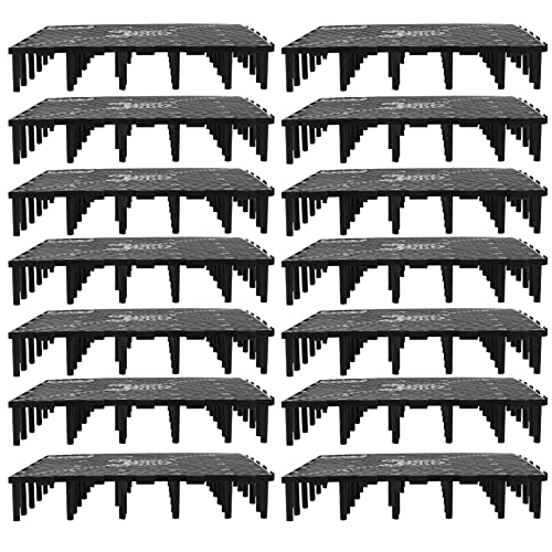 Fisch Tank Unteren Filter Bodenplatte - 20pcs PVC Sand Kies Filter Platte Bord für Aquarium - Spleißen Kombination Schindel Kies Filter Bord Trennwand - Schwarz Fisch Tank Unteren Filter Bodenplatte - 20pcs PVC Sand Kies Filter Platte Bord für Aquarium - Spleißen Kombination Schindel Kies Filter Bord Trennwand - Schwarz von iplusmile