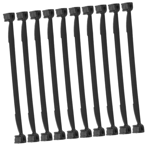 iplusmile 1 Krawattenkarte Gartenpflanzenklammern Pflanzenbinder Für Zimmerpflanzen Baum Traubenstützklemme Weinrebe Clip Für Gartenpflanzen Vermehrung Abstecken Binden Clips Plastik Schwarz von iplusmile