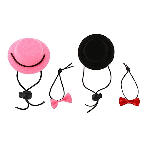 iplusmile 1 Satz Haustier-Hut-Set Lustige Hundekopfbedeckung Welpenpflegekrawatten Partyzubehör Reptilienhut Und Fliege Lustiger Partyhundehut Mini-Hut-Haarspange Mode Stoff Tee Haustier iplusmile 1 Satz Haustier-Hut-Set Lustige Hundekopfbedeckung Welpenpflegekrawatten Partyzubehör Reptilienhut Und Fliege Lustiger Partyhundehut Mini-Hut-Haarspange Mode Stoff Tee Haustier von iplusmile