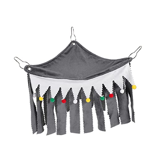 iplusmile 1 Satz Haustiere Verstecktes Betten Für Meerschweinchen Tierheim Für Meerschweinchen Tragbares Zelt Klein Meerschweinchen -Fleece -Ecke Nest Filzstoff Grey von iplusmile