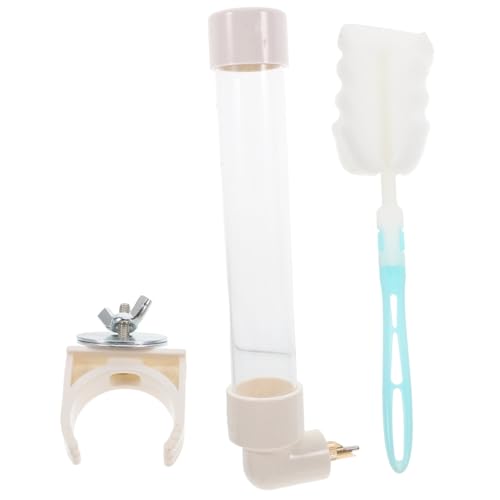 iplusmile 1 Satz Trinkbrunnen Taubenversorgung Automatischer Futterspender für Vögel automatische Vogeltränke Wasserfütterungsvorrichtung Fütterungsgerät für Papageien Taube Tränke Plastik von iplusmile