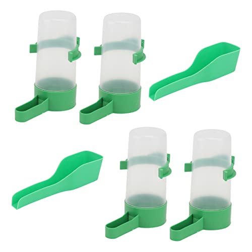 iplusmile 1 Satz Vogeltränke Trinker Haustier Vogel Wasser Spender Brunnen Automatisch Schüssel Käfige Vogelkäfig Behälter Kaninchen Hirse Vogelaufzucht Trinknapf Vogelfütterer Plastik Green von iplusmile