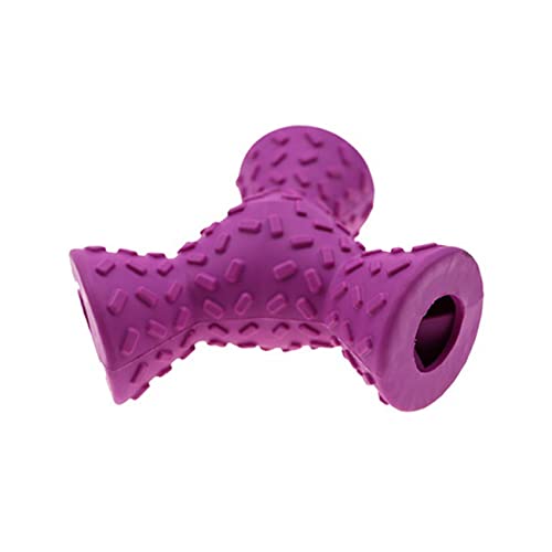 iplusmile 1 Stück 3 Kauspielzeug Für Hunde Mit 3 Löchern Haustier Kauer Hundespielzeug Kauen Hundefutter-Puzzle-futterspielzeug Hundespielzeug Behandeln Zahnreinigungsspielzeug Für Hunde von iplusmile