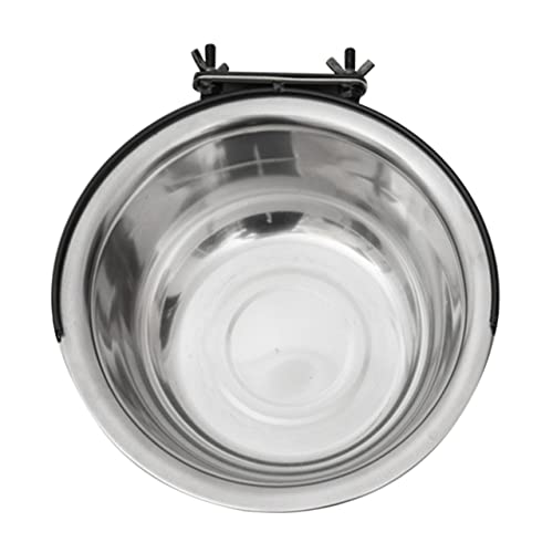 iplusmile 1 Stück Coop-Becher Aus Edelstahl Zwinger Hundewassernapf Kein Verschütten Haustiernapf Fütterung Mittel Rostfrei Rutschfester Futternapf Für Haustiere Hundenapf Aus Stahl Silver von iplusmile