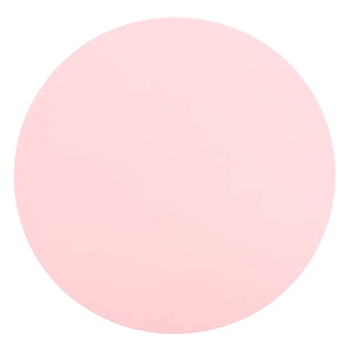 iplusmile Tischset Für Haustiere Runde Fressnapfunterlage rutschfest Auslaufsicher Für Hunde Und Katzen Pink von iplusmile