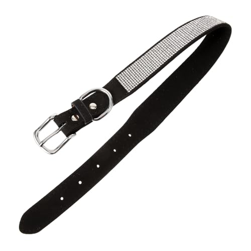 iplusmile 1 Stück Haustierhundkragen Binden Welpenkette Pfote Haustier Katze Kette Groß Halsband Für Hunde Diamant Nacken Hundehalsband Für Weibliche Hunde Luxushundkragen Black von iplusmile