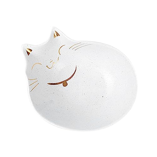 iplusmile 1 Stück Keramikschale Katze erhöhte Schüssel Futternäpfe für Katzen Katzenfutter Katzennapf pet Bowl katzenbedarf schüssel Keramik katzennäpfe Haustierzubehör Futternapf für Katze von iplusmile