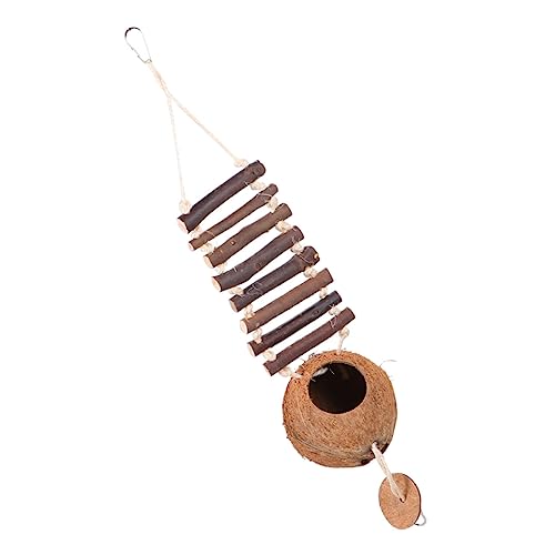 iplusmile 1 Stück Leiter für Vogel Vogelhaus für Vögel DIY-Vogel Vögel züchten Vogelnest aus Kokosnussschale Haustiervögel nisten haustierversteck natürliches Brutnest Hölzern Coffee iplusmile 1 Stück Leiter für Vogel Vogelhaus für Vögel DIY-Vogel Vögel züchten Vogelnest aus Kokosnussschale Haustiervögel nisten haustierversteck natürliches Brutnest Hölzern Coffee von iplusmile