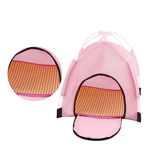 iplusmile 1 Stück Regenfestes Kleines Haustierzelt Camping Hundezelt Zelte Sonnenzelt Haustier Tipi Zelt Tragbares Outdoor Haustierzelt Niedliches Welpenhaus Indoor Hundeschattendach von iplusmile