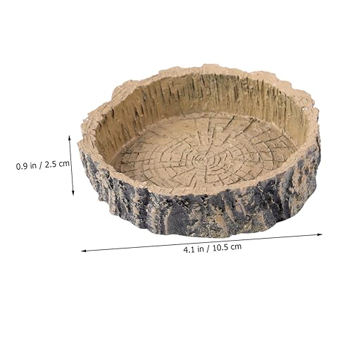 iplusmile 1 Stück Reptilienschale Reptile Feeding Bowl Lizard Feeding Dish Frog Feeding Plate Protokoll Fütterung Gecko Aufbewahrungsbehälter für Reptilienfutter kriechender Futternapf Brown iplusmile 1 Stück Reptilienschale Reptile Feeding Bowl Lizard Feeding Dish Frog Feeding Plate Protokoll Fütterung Gecko Aufbewahrungsbehälter für Reptilienfutter kriechender Futternapf Brown von iplusmile