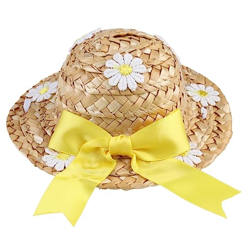 iplusmile 1 Stück Strohhut für Haustiere Blumen- Sonne klein Katzenkostüm Chapeau gießen Rand tiermütze Animal Costume katzenmütze Katzenhut hundefressnäpfe Katze gewebter Hut Haustierhut iplusmile 1 Stück Strohhut für Haustiere Blumen- Sonne klein Katzenkostüm Chapeau gießen Rand tiermütze Animal Costume katzenmütze Katzenhut hundefressnäpfe Katze gewebter Hut Haustierhut von iplusmile