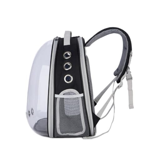 iplusmile 1 Stück Umhängetasche Für Haustiere Haustiertragerucksack Rucksack Für Katzen Katzentransporter Träger Katzentasche Katzen -rucksäcke Reiserucksack Black von iplusmile