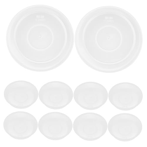 iplusmile 10stücke Pflanzuntersetzer Kunststoff Stabile Tropfschalen Für Blumentöpfe Transparent Innendurchmesser Für Innen Und Außenbereich Für Orchideen Und Andere Pflanzen von iplusmile