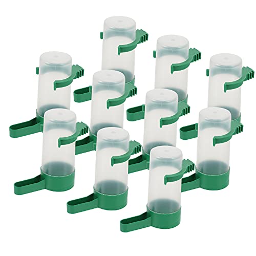 iplusmile Wohnkultur 10st Vogeltränke Taubenfutter Vogel Selbsttrinker Vogelhäuschen Für Käfig Kolibri-futterspender Zum Aufhängen Im Freien Automatische Wasserzufuhr Vögel Plastik Anlage von iplusmile