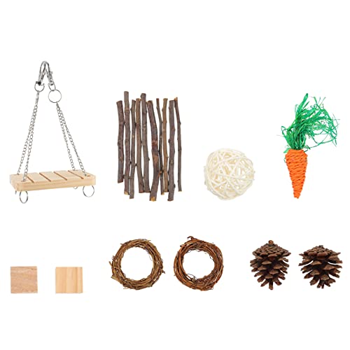 iplusmile 10stücke Schaukelspielzeug Für Hamsterkäfig Spielzeug Kauspielzeug Für Kaninchen Rattanball Spielzeug Für Papageien iplusmile 10stücke Schaukelspielzeug Für Hamsterkäfig Spielzeug Kauspielzeug Für Kaninchen Rattanball Spielzeug Für Papageien von iplusmile
