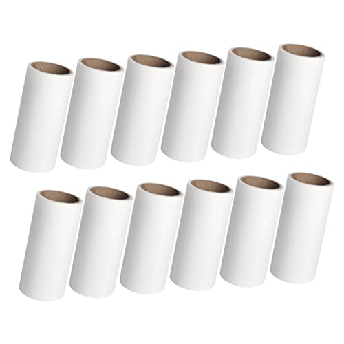 iplusmile 12 Stück Fusselrolle Hundehaarentferner Fusselentferner Tierhaarentferner Fellentferner Kleidung Stoff Haarrolle Für Haustiere Katzenhaarentferner Rollen Haarwalze Klebeband von iplusmile