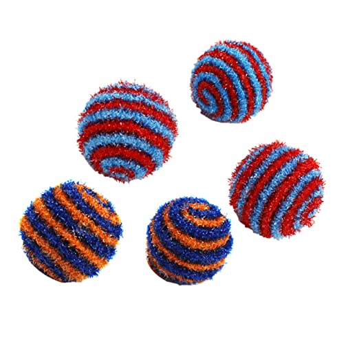 iplusmile Spielzeug Für Haustiere 14st Kau Schaumstoffbälle Für Katzen Kätzchen Pom Pom Spielzeug Katzen Pom Pom Kugeln Katze Elastisch Teaser Für Haustier Katzenspielzeug Pet-Ball Hündchen von iplusmile