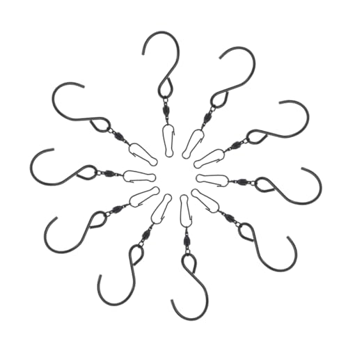 iplusmile 15Stücke Drehbare Haken Clips für Windspiele Vogelhäuschen Suncatcher Zubehör Robust für Innen und Außendekoration iplusmile 15Stücke Drehbare Haken Clips für Windspiele Vogelhäuschen Suncatcher Zubehör Robust für Innen und Außendekoration von iplusmile