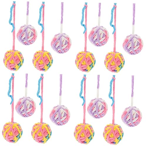 iplusmile 16 STK Wollknäuel Katzenspielzeug Katzenbälle Spielzeug Für Wohnungskatzen Katzenglocke Katzenfedern Leckerli-Spender-Spielzeug Für Katzen Katze Mit Langem Sport Garn iplusmile 16 STK Wollknäuel Katzenspielzeug Katzenbälle Spielzeug Für Wohnungskatzen Katzenglocke Katzenfedern Leckerli-Spender-Spielzeug Für Katzen Katze Mit Langem Sport Garn von iplusmile