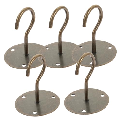 iplusmile 1Satz Eisen Wandhaken Schwerlast Wandaufhänger für Laternen Vogelhäuschen Pflanzer Robuste Eisenkonstruktion für Wohnzimmer Garten und Balkonmm Antikgrün von iplusmile