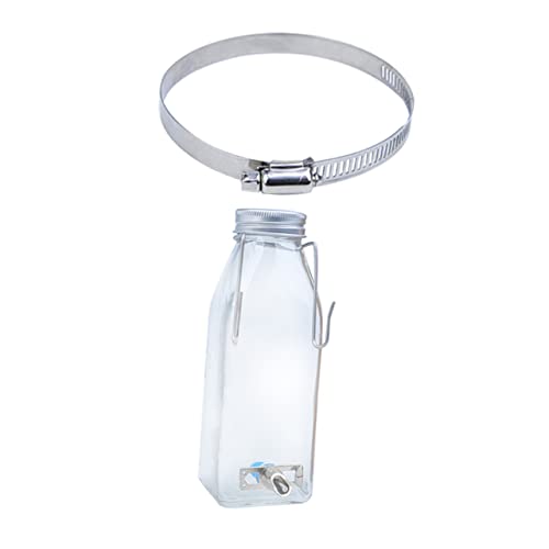 iplusmile 1Satz Hängende Trinkflasche für Hamster Haustierwasserer Auslaufsicheres Design für Kleintiere mit Befestigungsring Leise für Sauberes von iplusmile