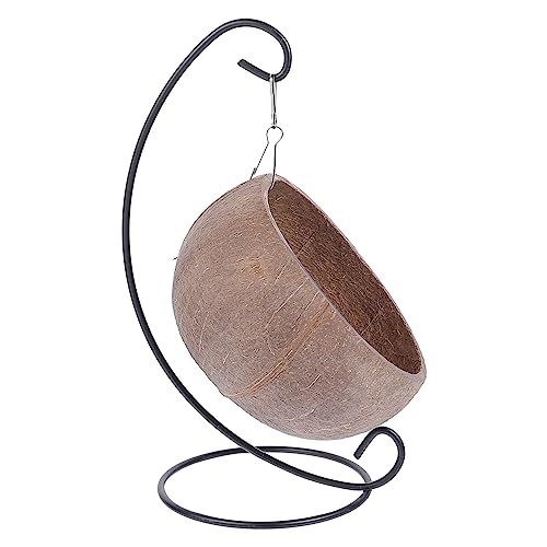 iplusmile 1Stück Hamster Hängendes Nest Aus Kokosnussschale Kleines Haustierbett Für Hamster Für Schlafen Sicheres Tiernest Für Hamster Und Andere Kleintiere von iplusmile